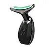 Venta Caliente Transfronteriza Dispositivo de Belleza para Cuello con Luz de Siete Colores Masajeador de Cuello para el Hogar con Base Regalo Dispositivo de Belleza de Importación Frío y Caliente