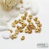 Accesorios para pendientes DIY oro real de 14k platino oro rosa tapones para orejas de mariposa tapones para orejas de alta gama accesorios para pendientes coreanos