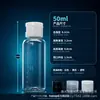 Botella dosificadora transparente de PET de 10 ml con tapa abatible y mariposa, botella de plástico para líquidos, botella vacía para muestras, al por mayor en stock