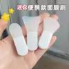 Cepillo de Micrófono de Silicona Suave Elegante Pequeño Linglong Portátil Mini Portátil Práctico Sin Polvo Cabezal Único Pincel de Belleza