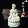 Péndulo de coche de Buda Sakyamuni tallado en marfil con forma de fruta, adornos para oficina y sala de estar, caja de regalo artesanal.