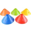 Disco marcador engrosado, equipo de entrenamiento de fútbol, obstáculos de baloncesto, conos marcadores, estacas de bloqueo, fabricante de conos de helado