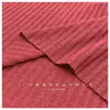 Tejido de Algodón Europeo Acanalado en Stock, Suministro Directo, Tejido de Moda Acanalado de Imitación de Algodón para Ropa de Hombre, Mujer y Niño, Tejido Base para Faldas, Material Acanalado