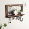 Estante de pared para colgar en la pared, de madera maciza, sencillo, para almacenamiento de placas divisorias