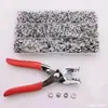 Herramienta de Instalación de Broches de Cinco Puntas Instalador de Botones de Letra de Cinco Puntas Herramienta de Instalación de Juego de Broches de Cinco Puntas Pinzas Broche Oscuro Gratis