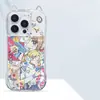 Chica Linda con Cintura Pequeña y Orejas de Gato Adecuado para Funda de Teléfono Móvil Apple 17Promax Nuevo Iphone15Plus
