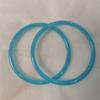 Pulseira Passo a Passo Imitação de Jade Vidro Azul Leite Pulseira Sino Menina Estilo Antigo Acessórios Dinastia Han Melhor Amiga Mesmo Estilo Jadeíta