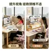 Suporte de altura ajustável para computador, base para tela de monitor, suporte elevado, prateleira organizadora para mesa de escritório com porta-canetas e prateleira