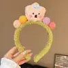 Linda Diadema de Peluche para Mujer, Nuevo Estilo de Dibujos Animados 2026, Adorable Pinza de Pelo Diadema, Accesorio para Fotos de Viaje, Versátil