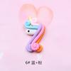 Fantasía Arcilla Blanda Unicornio DIY Muñeco Goo Chuck Joyería Crema Funda para Teléfono Móvil Accesorios diy Joyería Infantil