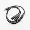 Cabo Conector DC 5.5*2.1 Um para Dois DC 1.0cm Dois para Dois Fêmea Cabo de Alimentação Totalmente de Cobre Cabo de Extensão de Alimentação para Monitoramento