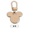 Venta al por mayor de fábrica, tirador de cremallera de metal con pequeño agujero para bricolaje, pieza de cremallera para bolsa de ropa, tirador de cremallera de repuesto, pieza decorativa