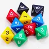 1-8 Dados Multilaterales Juego de Mesa Accesorios de Juego Coc Grupo Corredor Dnd Coloreado Tamiz Dados Digitales Ocho Caras Cara 8
