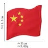 Atacado de patches bordados da bandeira nacional chinesa, braçadeiras de cinco estrelas, emblemas de mapa, patches termocolantes e patches decorativos para roupas
