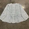 Camisa de Algodão com Renda Patchwork Estilo Japonês Mori para Mulheres, Novo Modelo de Primavera, Corte Solto, Versátil, Doce, Jovem, Blusa Fresca