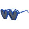 Gafas de sol personalizadas de moda transfronteriza 2023 con diseño de corazón de melocotón, divertidas y antiultravioleta para mujer.