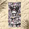 Toalla de Playa Sanrio Patrón de Dibujos Animados para Niños Gato Kitty Estampado Toalla de Baño Microfibra Secado Rápido para la Playa Toalla de Natación