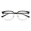 Gafas de Miopía de Media Montura que Cambian de Color 2024 Hombres Retro Anti-luz Azul Sven Negocios Intimidante Guapo Luz Plana Protección Ocular Ultraligero Ceja