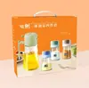 Juego de Botes de Aceite y Frascos de Condimentos Qixiang Botella Creativa para el Hogar de Salsa de Soja y Vinagre Botella de Condimentos Regalo para Eventos Venta al por Mayor Compra Grupal Regalo