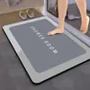 Alfombrilla de baño suave de tierra de diatomeas absorbente, alfombrilla antideslizante de secado rápido para puerta de baño, alfombrilla para pies, alfombrilla de puerta de baño, alfombrilla de puerta para el hogar