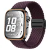 Aplicável para pulseira do relógio Huawei fit5 pro Pulseira de Relógio de Nylon Trançado com Fivela Magnética de Metal Huawei fit5/4/3
