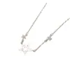 Colar de Estrela para Mulheres 2023 Novo Tendência Design de Nicho Corrente de Clavícula de Alta Qualidade Simples Elegante Versátil Personalizado Colar Feminino