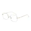 Gafas Sin Montura Estilo Zhao Lusi Montura para Gafas de Titanio Puro Montura Completamente de Titanio para Mujer 632 Marco de Titanio Ultraligero Danyang