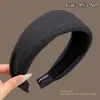 Diadema de corona alta para mujer, nuevo modelo 2026, diadema antideslizante para lavarse la cara, de ala ancha con dientes, pinza para el pelo, accesorio de pelo simple