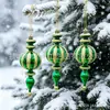 Decoraciones Navideñas Transfronterizas, Adornos Colgantes Irregulares con Forma de Cono Pintados de Plástico, Decoraciones para Árbol de Navidad, Suministros para Decoración de Escenas Festivas