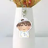 TOP Landing Junior Su Xinhao Acrílico Blanco Llavero Doble Cara Colgante para Bolsa Colgante para Bolsa Estrella