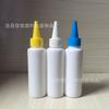 Venta al por mayor de fábrica botella de boca puntiaguda de 100 ml botella de tinta sub-botella de HDPE botella para tinte de cabello en stock