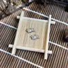 Letrero de madera con nombre de ciudad, placa de madera con texto, imán para refrigerador de atracción de impresión de ciudad - Marco de madera decorativo DIY