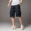 Shorts Masculino Marca Tendência Verão Calças Casuais Finas Roupa Externa Solta Reta Calças Grandes Shorts Esportivos Masculinos Frescos
