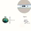 Tapón de Polvo para Teléfono Colgante Decoración de Coche Diseño de Dibujos Animados Nuevo Acrílico Plano Lindo Pavo Real Transfronterizo