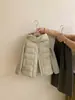 Conjunto de Tres Piezas para Niñas Otoño/Invierno Nuevo Estilo Moda Coreana Chaleco Sudadera con Capucha Elegante Versátil Pantalones Casuales con Felpa Tendencia