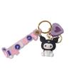 Chaveiro Fofo da Kuromi Nomi Kuromi Fofo Popular Chaveiro de Borracha Macia Pingente para Bolsa de Meninas Atacado