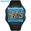 Novedad Shino Reloj Deportivo Multifuncional para Exteriores Pantalla Grande Cuadrada Reloj Electrónico Deportivo para Hombre Nocturno