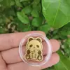 Oro Puro 999 Pegatina de Oro para Teléfono 2mg Paz y Alegría Dios de la Riqueza con Adhesivo Trasero Pequeño Regalo para Atraer Tráfico Fabricante Mayorista