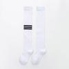 Calcetines de mujer, calcetines de estudiante, calcetines de tres rayas, calcetines altos de otoño e invierno, calcetines de estilo japonés, medias de color liso, medias de tres rayas