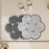 Alfombra de Baño Nube Estilo Alemán, Alfombra Fuerte Absorbente de Tierra de Diatomeas, Alfombra de Inodoro de Secado Rápido, Alfombrilla Suave para Entrada de Baño