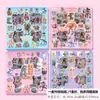 Caja de Pegatinas para Niños con 96 Pegatinas Pequeñas Transparentes de Mascota de Dibujos Animados Impermeables Pegatinas Decorativas para DIY Pegatinas de Material para Scrapbooking