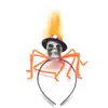 Diadema de araña para Halloween, diadema de calavera y fantasma, nuevos accesorios para fiestas transfronterizas, explosiones, sombreros de terror