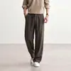 Pantalones Casuales Ot para Hombre de Tencel Lino, Pantalones Rectos Sueltos Finos, Pantalones Estilo Vintage Old Money, Exclusivamente para Ventas Transfronterizas