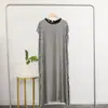 Vestido Redondo de Algodão e Seda para Mulheres, Novo Estilo Verão 2026, Cintura Marcada, Emagrecedor, Tamanho Grande, Caimento Solto, Vestido Longo de Bolinhas de Alta Qualidade