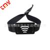 Pulsera de Etiqueta Tejida Rfid de Comercio Exterior Tarjeta Pequeña Desechable Pvc Música Nfc Código de Barras Fo8 Personalización de Tarjeta Pulsera