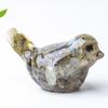 Resina y piedra de cristal natural hechas con forma de pájaro de simulación planta verde estatua de escritorio oficina hogar atuendo