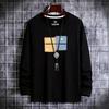 Nueva Camisa Básica de Otoño Camiseta de Manga Larga para Hombre Tendencia Estudiantil Adolescentes Ropa Casual de Otoño para Hombre -30X3169