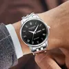 Reloj Guanqin Y27 para Hombre Resistente al Agua Luminoso Reloj de Cuarzo para Hombre Reloj para Hombre Correa de Acero Reloj de Moda para Hombre Gs19131