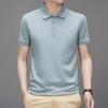 Camisa polo de manga curta com lapela personalizada, camisa personalizada com cultura corporativa do grupo, logotipo bordado impresso, roupa de trabalho, camiseta