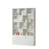 Vitrina de Cosméticos Contenedor Simple Moderno Gabinete de Salón de Belleza Gabinete de Salón de Uñas Estante de Productos para Barbería Estante de Exhibición